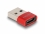 Delock USB 2.0 Adapter USB Type-A male to USB Type-C™ female red
