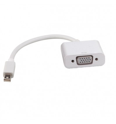 ROLINE Mini DisplayPort-VGA Adapter, Mini DP M - VGA F white