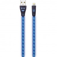 2GO USB Lade-/Datenkabel lightn. m.bl. LED-Beleuchtung 100cm