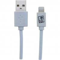 2GO USB Lade-/Datenkabel Lightning 100cm weiß in PET-Box