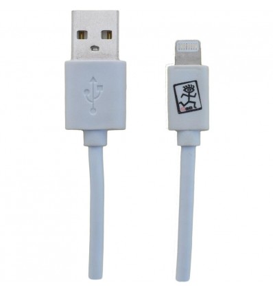 2GO USB Lade-/Datenkabel Lightning 100cm weiß in PET-Box