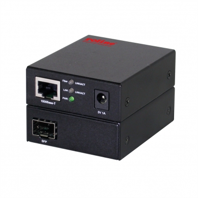 ROLINE 10/100/1000Base-T to Dual-speed Fiber Media Converter