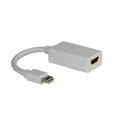 ROLINE Mini DisplayPort-HDMI Adapter, v1.2, MiniDP M - HDMI F