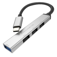 ROLINE USB 3.2 Gen 1 Hub, 4 Ports, Type C Connection Cable