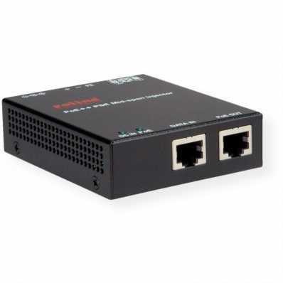 ROLINE Industrial Gigabit PoE++ Mid-Span Injector, 90W