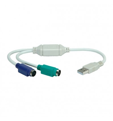 VALUE USB to 2x PS/2 Adapter Cable