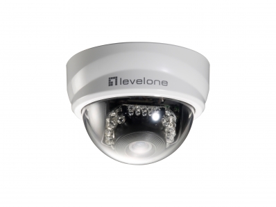 Level One LevelOne FCS-3101 drošības/tīkla kamera Kupols IP drošības kamera Iekštelpu un āra 1920 x 1080 pikseļi Galds / griesti