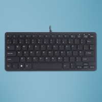R-go Tools R-Go Tastatur Compact UK-Layout schwarz