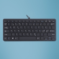 R-go Tools R-Go Tastatur Compact Nordic-Layout schwarz