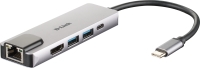 D-Link DUB-M520 5-in-1 USB-C Hub mit HDMI/USB-PD/GBE retail