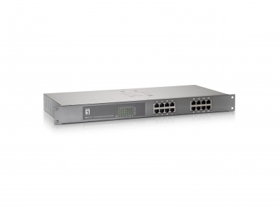 Level One LevelOne Switch 16x FE FEP-1611 19" 240W 16xPoE+