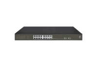 Level One LevelOne Switch 16x GE GES-2118P 2xGSFP 19" 230W 16xPoE+