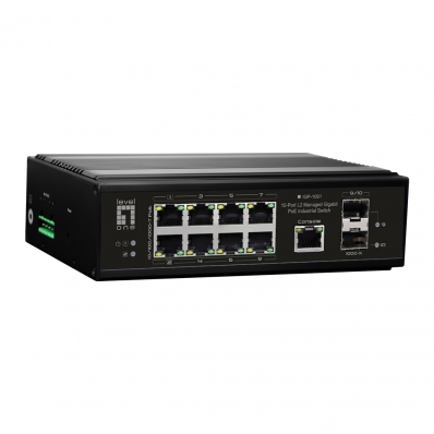 Level One LevelOne Switch 8x GE IGP-1061 2xGSFP 240W 8xPoE+