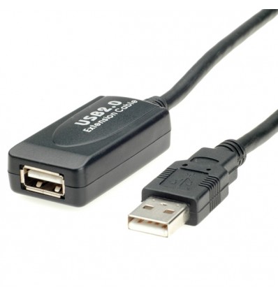 ROLINE USB 2.0 Extension Cable, active 15 m