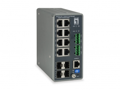 Level One LevelOne Switch 8x GE IGU-1271 4xGSFP 8xPoE