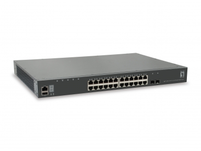 Level One LevelOne Switch 28x GE GTL-2881 1xGE 2x10GSFP+19"