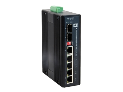 Level One LevelOne Switch 4x FE IES-0610 2xGSFP 126W 4xPoE