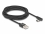 Delock USB 2.0 Cable Type-A male to USB Type-C™ male angled 3 m black