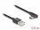Delock USB 2.0 Cable Type-A male to USB Type-C™ male angled 0.5 m black