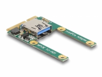 Delock Mini PCIe I/O 1 x USB 2.0 Type-A female full size / half size