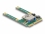 Delock Mini PCIe I/O 1 x USB 2.0 Type-A female full size / half size