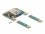 Delock Mini PCIe I/O 1 x USB 2.0 Type-A female full size / half size