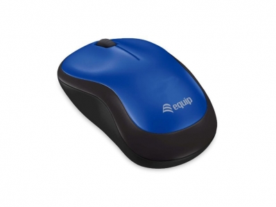 Equip Optische Maus kabellos USB Comfort R+L blau