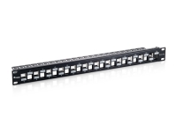 Equip Patchpanel 24x RJ45 Cat6a 19" 1HE Keystone