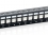 Equip Patchpanel Cat6 geschirmt für Keystone Jacks schwarz