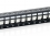 Equip Patchpanel Cat6 geschirmt für Keystone Jacks schwarz