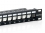 Equip Patchpanel Cat6 geschirmt für Keystone Jacks schwarz