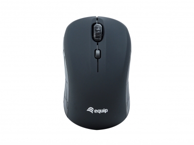 Equip Optische Maus kabellos USB Mini R+L schwarz