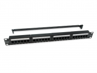 Equip Patchpanel 24x RJ45 Cat6 19" 1U Dual-IDC-komp.