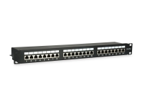 Equip Patchpanel 24x RJ45 Cat5e 19" 1HE schwarz