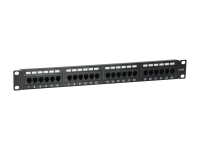 Equip Patchpanel 24x RJ45 Cat5e 19" 1HE schwarz