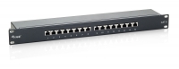 Equip Patchpanel 16x RJ45 Cat6 19" 1HE schwarz