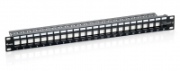 Equip Patchpanel Cat6 ungeschirmt 24x Keystone schwarz