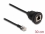 Delock Cable RJ12 plug to RJ12 jack for installation 30 cm black