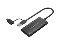 CONCEPTRONIC Card Reader USB3.0+/C SD,MicroSD,MMC,M2,CF sw