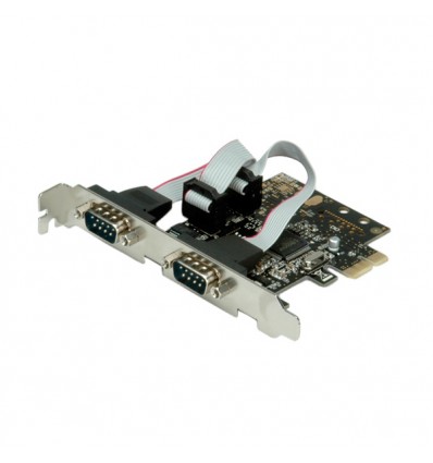 VALUE PCI-Express Adapter, 2x Serial RS232 D-Sub 9 Ports