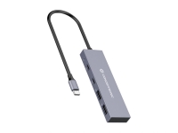 CONCEPTRONIC USB-Hub 4-Port 3.2/C->2x3.1+2x3.0 o.Netzteil gr