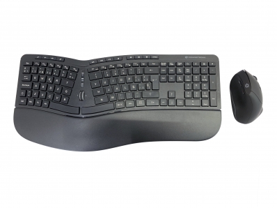 CONCEPTRONIC Wireless Keyboard+Mouse,ergo,Layout spanisch sw