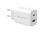 CONCEPTRONIC Ladegerät 2Port 33W,USB-C/USB-A PD weiß