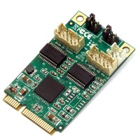 ROLINE 2x Serial RS232 Mini PCIe Card