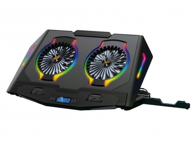 CONCEPTRONIC 2-Fan Cooling Pad (17.0")/ Ergonomisch Gaming