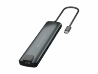CONCEPTRONIC Dock USB-C->HDMI,GbE,USB-C+3.0,SD,60WPD0.15m gr