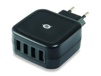 CONCEPTRONIC Ladegerät 4Port 25W,USB-A schwarz