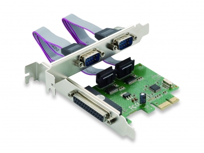 CONCEPTRONIC PCI Express Card 2-Port Seriell 1-Port Parallel