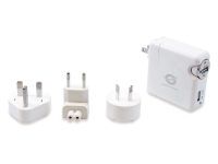 CONCEPTRONIC Ladegerät 2Port 15W,2xUSB-A Travel Kit weiß