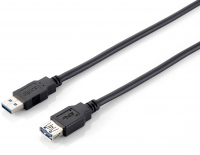 Equip USB Kabel 3.0 A -> A Verl. St/Bu 2.00m 5Gbps sw Polybeutel